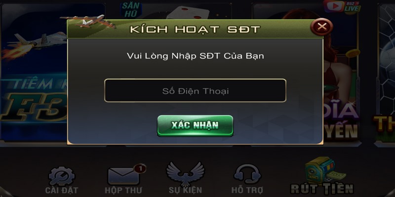 Nên chọn số điện thoại chính chủ cung cấp cho cổng game