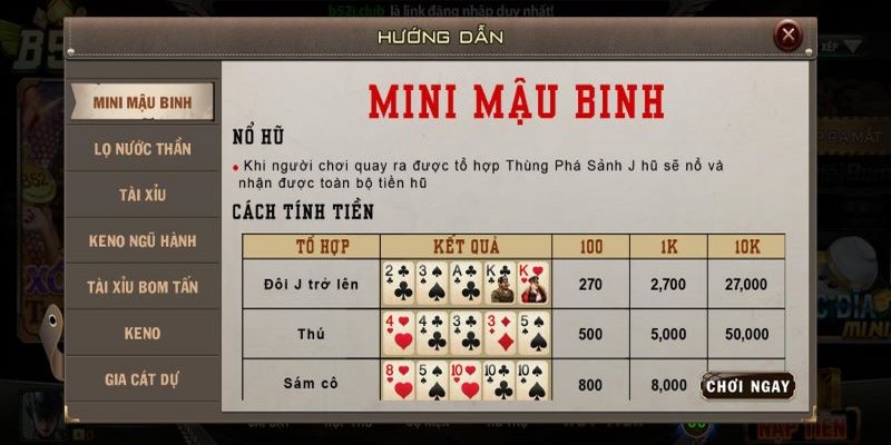 Có nhiều tổ hợp trúng thưởng với mức hoàn trả hấp dẫn khác nhau